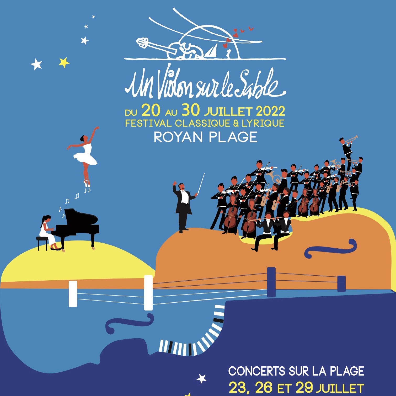 Un Violon sur le Sable